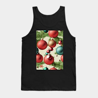 Christmas Seamless Pattern, Christmas Decorations #3 Tank Top